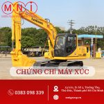 chứng chỉ máy xúc