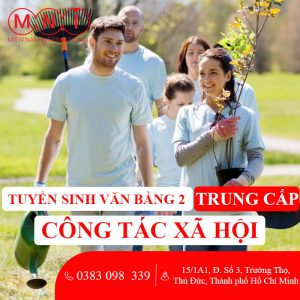 tuyển sinh văn bằng 2 trung cấp công tác xã hội